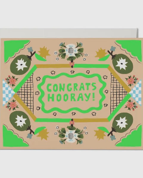 “Congrats Hooray” Greeting Card