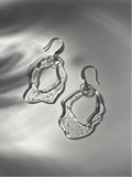 Glass Large Freeform Earrings