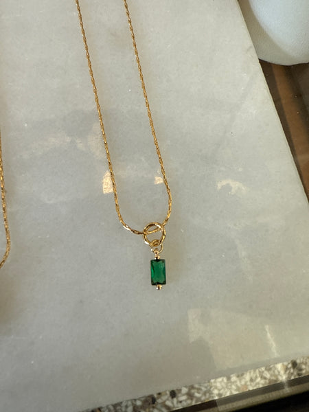 Green Crystal Necklace