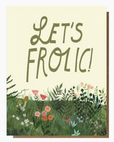 “Let’s Frolic” Greeting Card