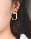 U Shape Geometric Hoop Earrings