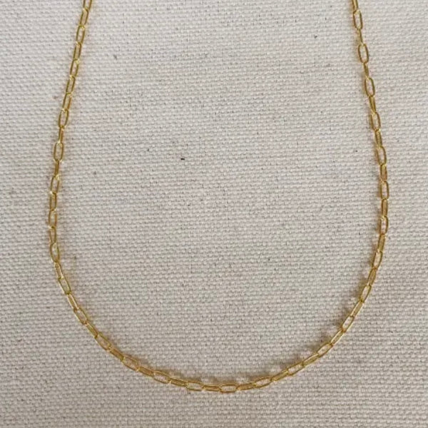 18k Gold Fill Cable Link Chain 2.5mm