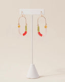 Michelle Starbuck Designs - Balance Earrings - Gold Fill, Hyacinth, Rose, Olive, Topaz