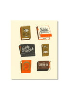 Wit and Co. - Matchbooks Risograph Print