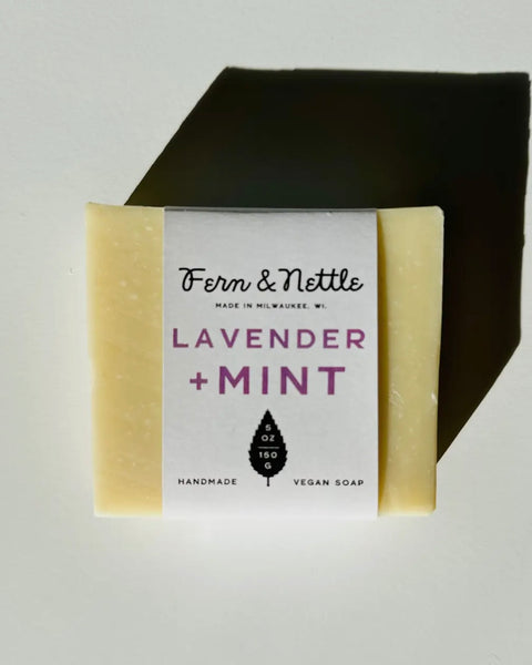 Fern and Nettle - Vegan Soap - Lavender + Mint