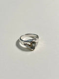Lauren Landa - Sterling Silver Brazilian Moss Aquamarine Ring