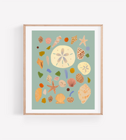 Persika Design Co. - “Seashells From The Seashore” Print - 8” x 10” (STORE PICK UP ONLY)