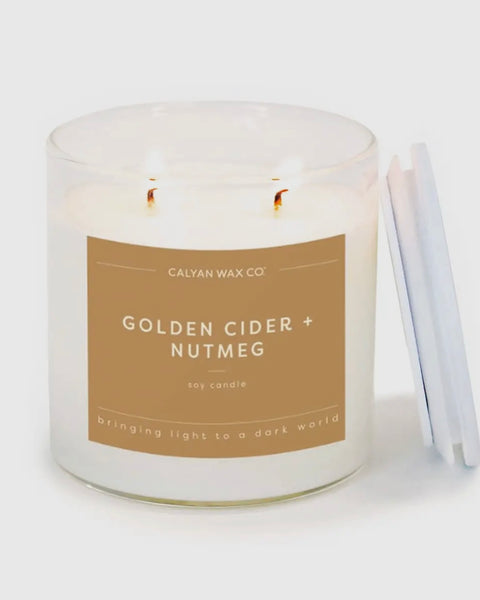 Calyan Wax Co. Candle - Golden Cider + Nutmeg
