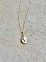 Lauren Landa - Sapphire + Emerald 10k Necklace