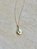 Lauren Landa - Sapphire + Emerald 10k Necklace