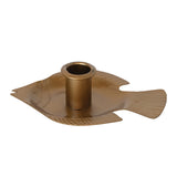 Metal Fish Taper Candle Holder