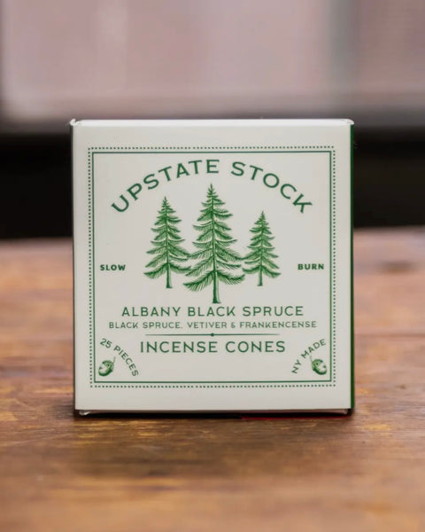 Upstate Stock - Albany Black Spruce Incense Cones