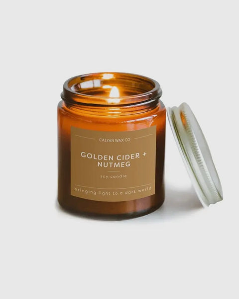 Calyan Wax Co. Candle - Golden Cider + Nutmeg - 3.1oz