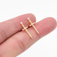 Dagger Stud Earrings