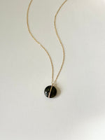 Lisa Slodki - Meridian Necklace - Gold Fill + Green Stone