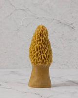 Beeswax Morel Candle