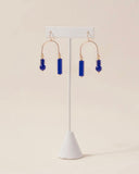 Michelle Starbuck Designs - Composition Swing Earrings - Cobalt