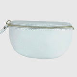Leather Crossbody Bag - White