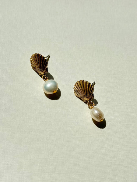 MADE IN Jewelry - Seashell Earrings