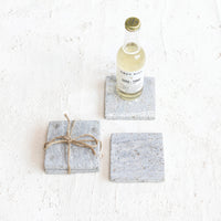 Travertine Coasters - Set of 4