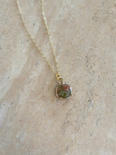 Moss Agate Necklace