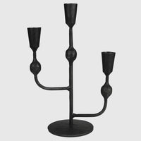 Black Iron Candelabra