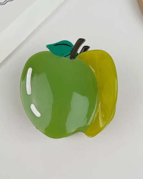 Green Apple Hair Clip