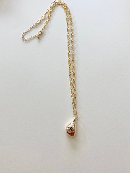 Gold Droplet Necklace