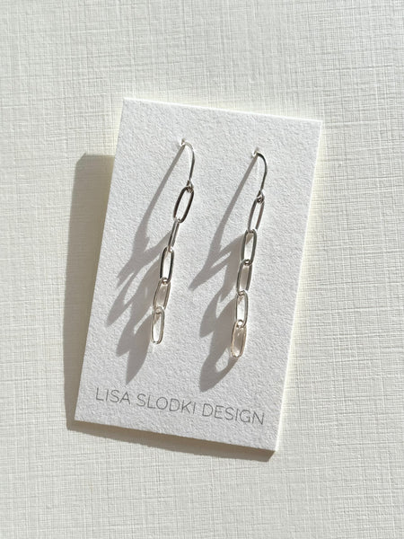 Lisa Slodki - Chain Earrings - Sterling Silver