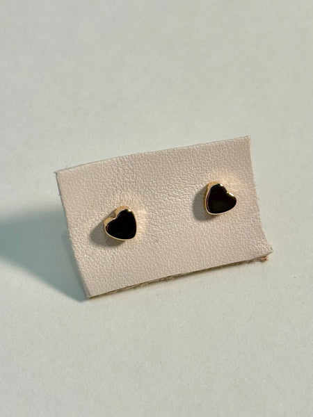 Tiny Heart Stud Earrings