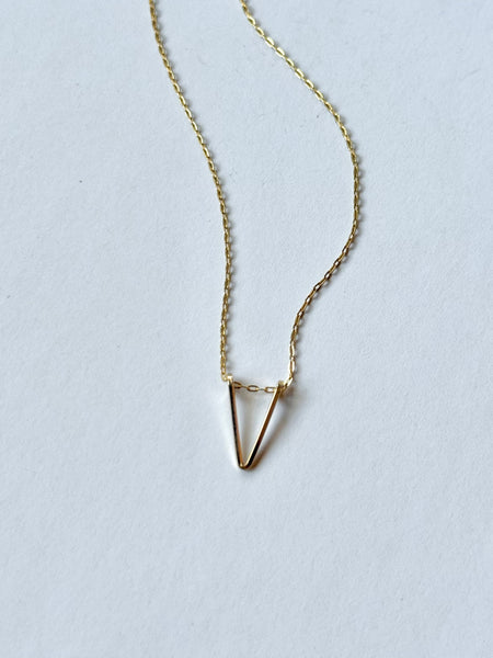 Lisa Slodki - Triangle Necklace - Gold Fill