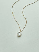 Lisa Slodki - Oval Necklace - Gold Fill + Mother Of Pearl