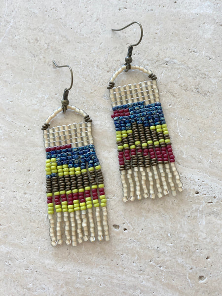 Wearable Heirlooms - Beaded Earrings 04