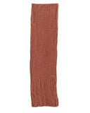 Rust Linen Table Runner
