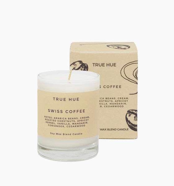 True Hue - Mini Candle - Swiss Coffee