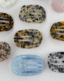 Flat Round Hair Clip - Assorted