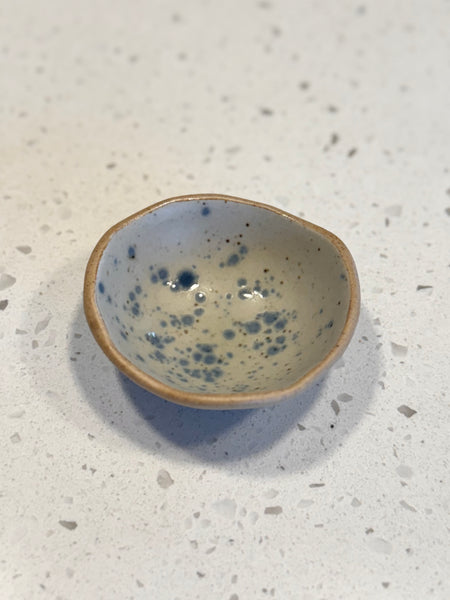 Blue Speckled Stoneware Bowl - Small
