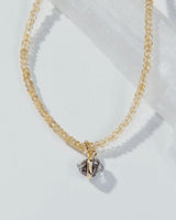 Luna Norte - Lotus Collar Length Necklace - Citrine