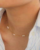 Flânerie - Petite Pearl Choker Necklace