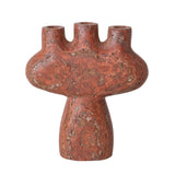 Red Travertine Candelabra (STORE PICKUP ONLY)