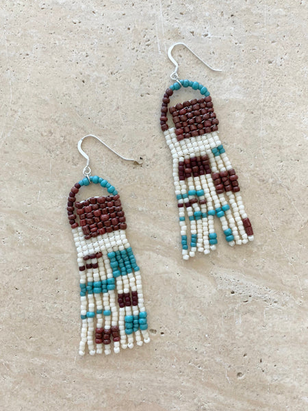 Wearable Heirlooms - Beaded Earrings 09
