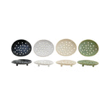 Assorted Stoneware Footed Soap Dish