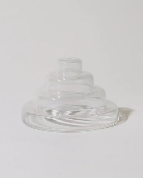 Yield Design Co. - Glass Meso Incense Holder - Clear