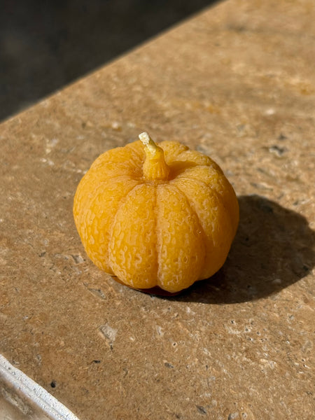 Beeswax Pumpkin Candle - Medium