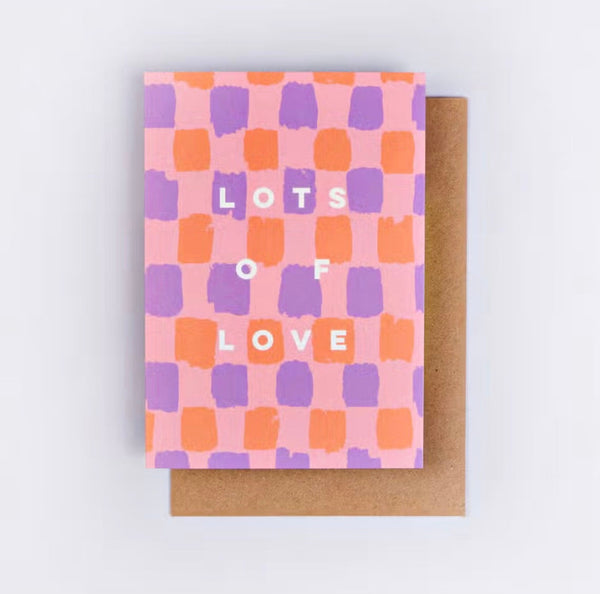 “Lots of Love" Greeting Card