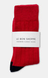 Le Bon Shoppe - Cashmere Classic Socks