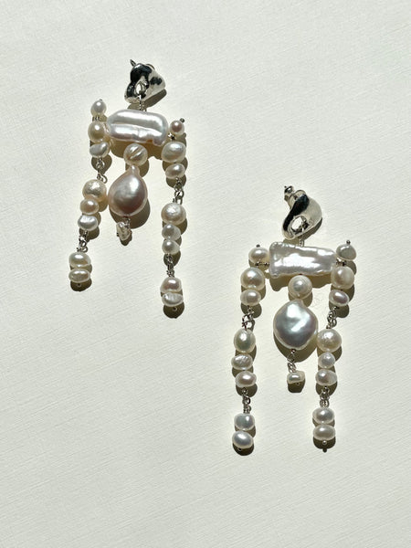 Lauren Landa - Swivel Dancing Pearl Earrings