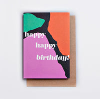 “Happy Happy Birthday" Greeting Card