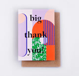 “Big Thank You" Greeting Card