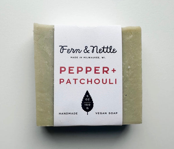 Fern and Nettle - Vegan Soap - Pepper + Patchouli